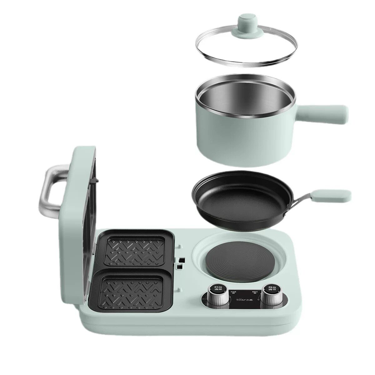 Breakfast Sandwich Press - جهاز صنع الساندويتشات، آلة إفطار منزلية