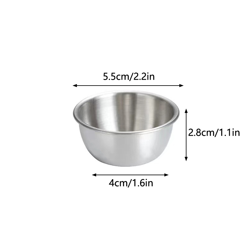 Sauce Dipping Cup - △ طبق توابل صغير من الفولاذ