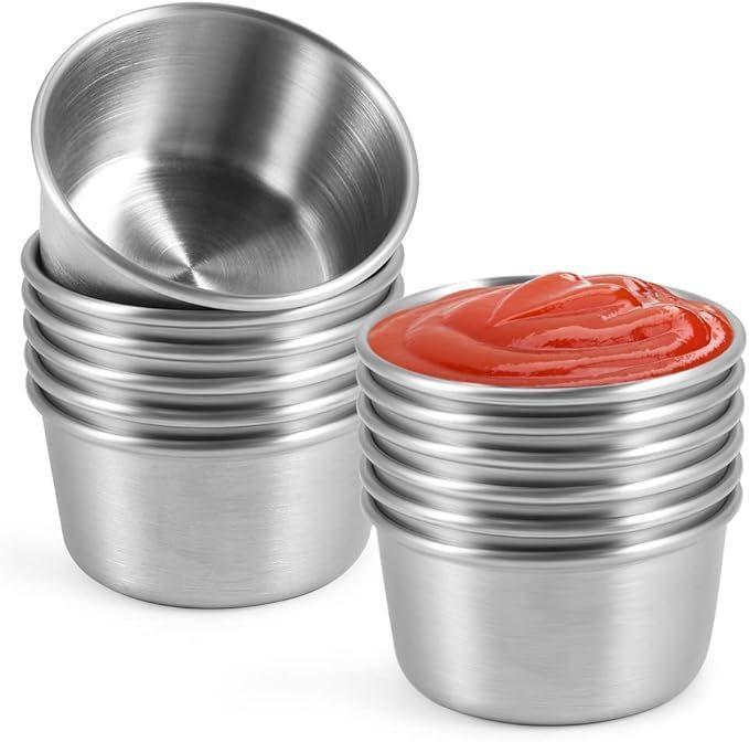 Sauce Dipping Cup - أكواب صلصة من الفولاذ المقاوم للصدأ،