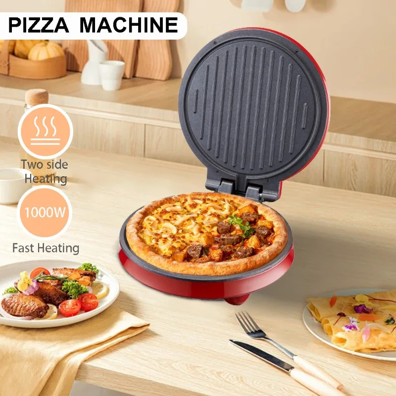 Breakfast Sandwich Press - آلة بيتزا كهربائية 110 فولت، مقلاة