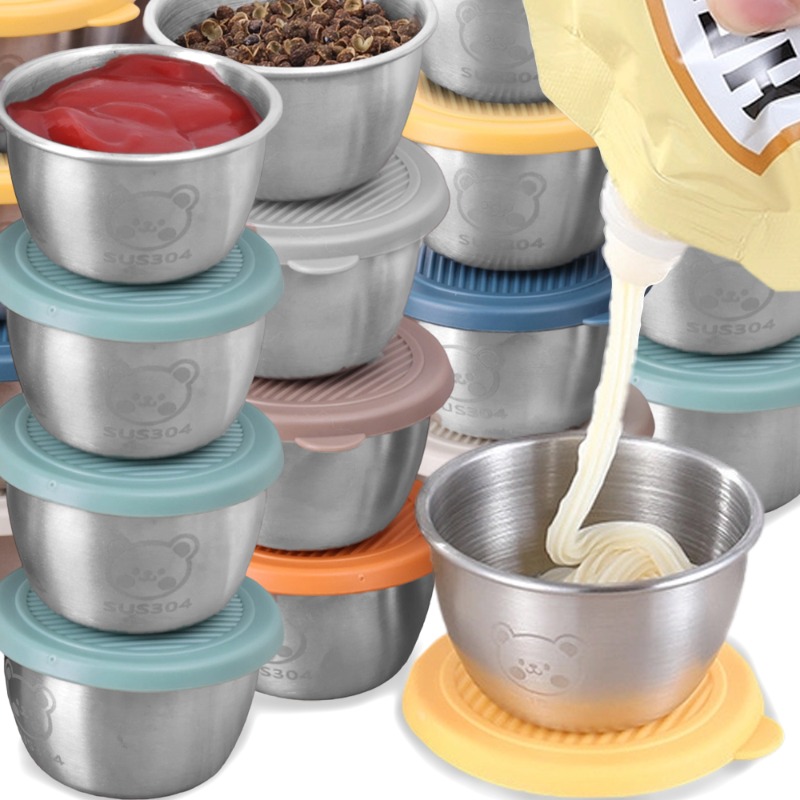 Sauce Dipping Cup - 10/1 قطعة 50 مللي مانعة للتسرب