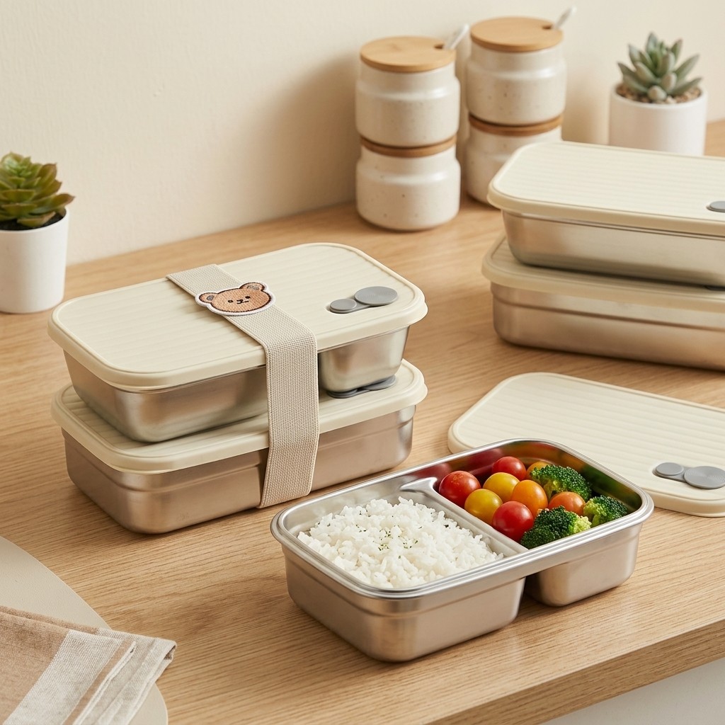 صندوق غداء من الفولاذ المقاوم  - مراجعة Meal Prep Lunch وسعره