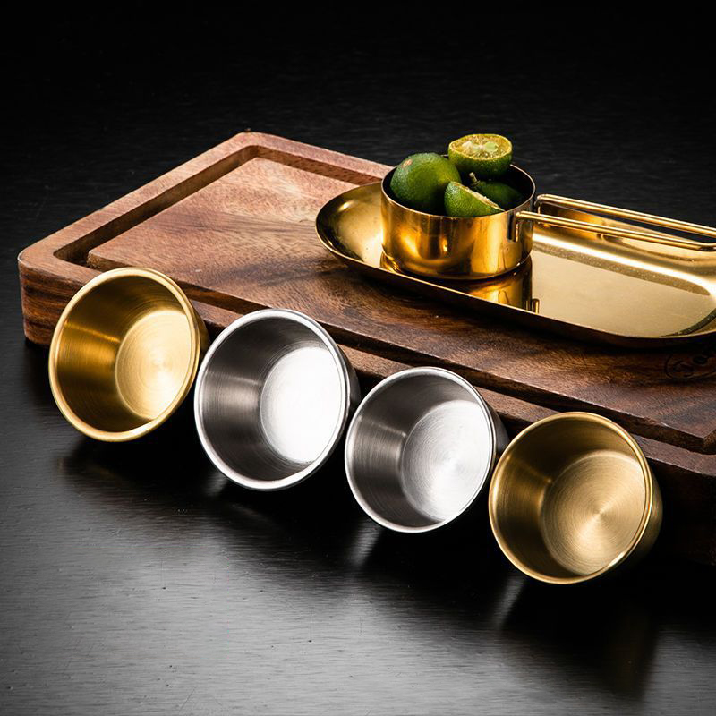 △   طبق توابل صغير من الفولاذ  - مراجعة Sauce Dipping Cup وسعره