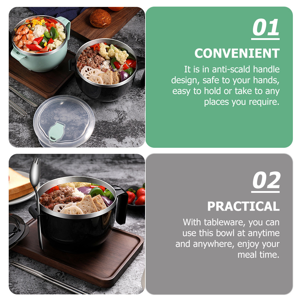وعاء حساء من الفولاذ المقاوم ل - مراجعة Meal Prep Noodles وسعره