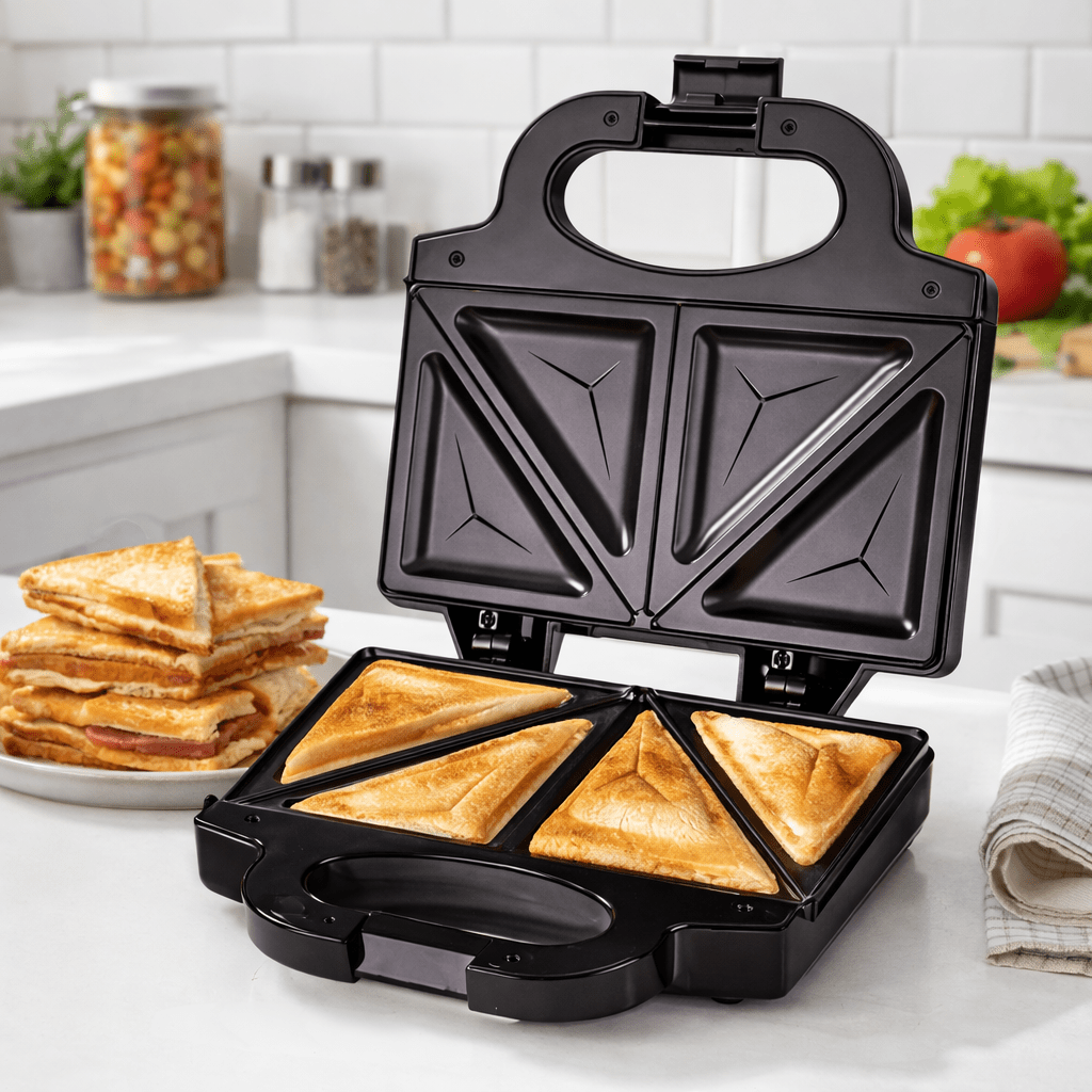 محمصة ساندويتش وشواية بانيني 2 - مراجعة Breakfast Sandwich Press وسعره
