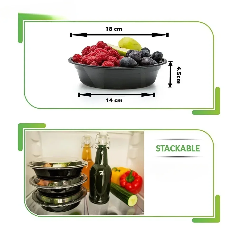 حاويات طعام بلاستيكية بأغطية ، - مراجعة Meal Prep Lunch وسعره