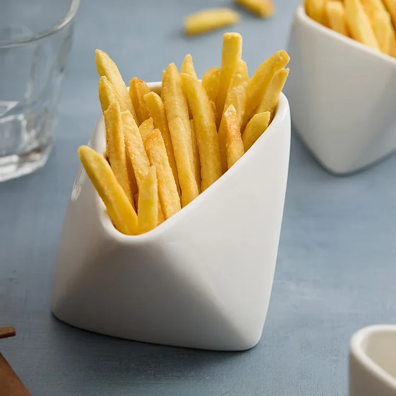 كوب بطاطس مقلية مطوية ثلاثية ا - مراجعة Sauce Dipping Cup وسعره