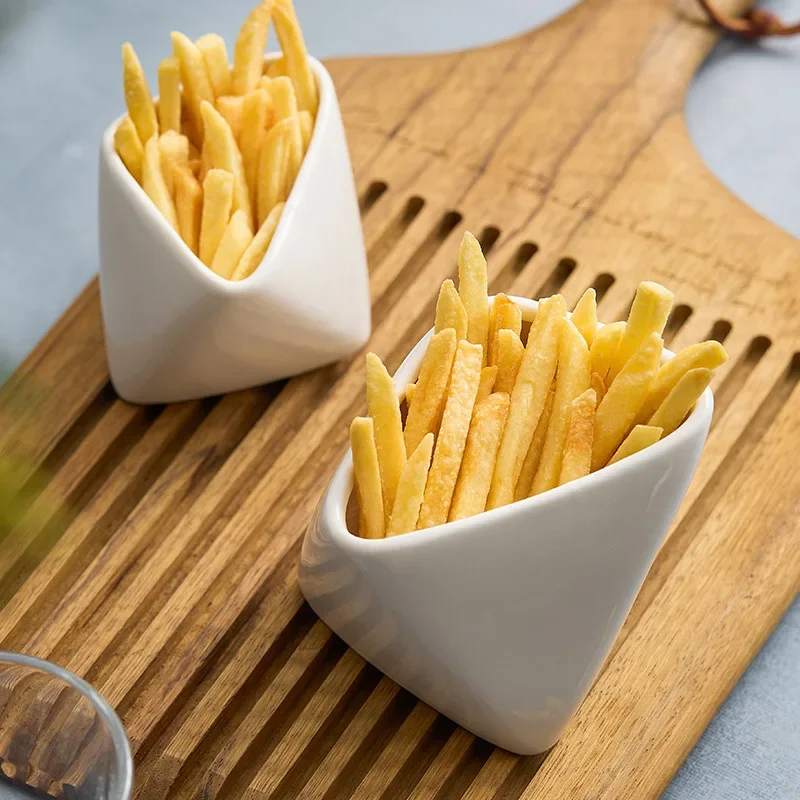كوب بطاطس مقلية مطوية ثلاثية ا - مراجعة Sauce Dipping Cup وسعره