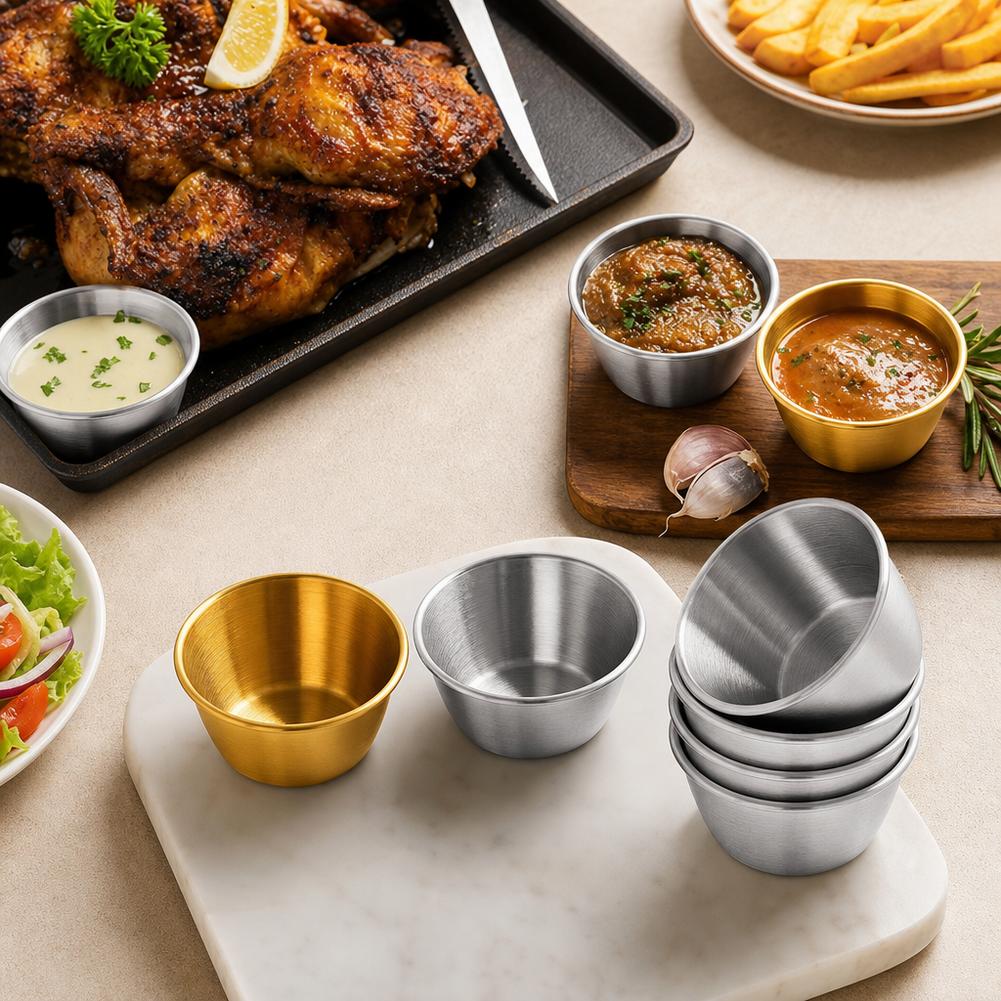 أكواب صلصة من الفولاذ المقاوم  - مراجعة Sauce Dipping Cup وسعره