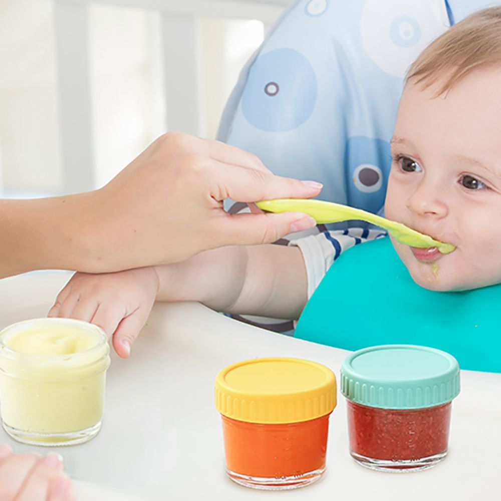 6 قطعة برطمان طعام للأطفال زجا - مراجعة Sauce Dipping Cup وسعره