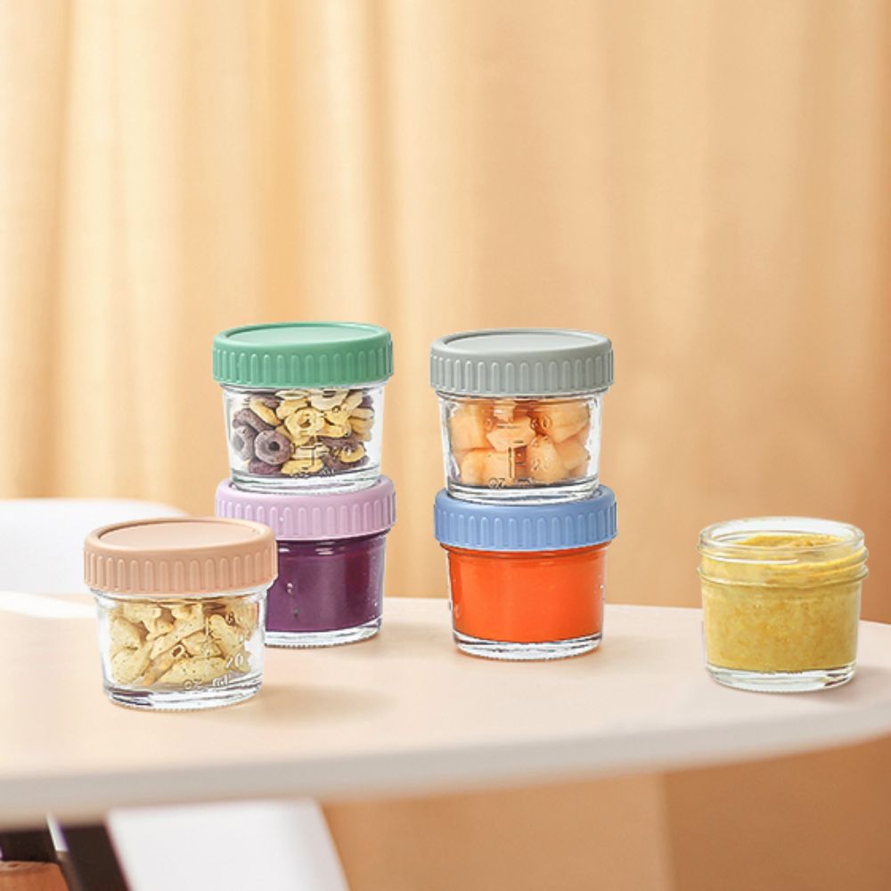 6 قطعة برطمان طعام للأطفال زجا - مراجعة Sauce Dipping Cup وسعره
