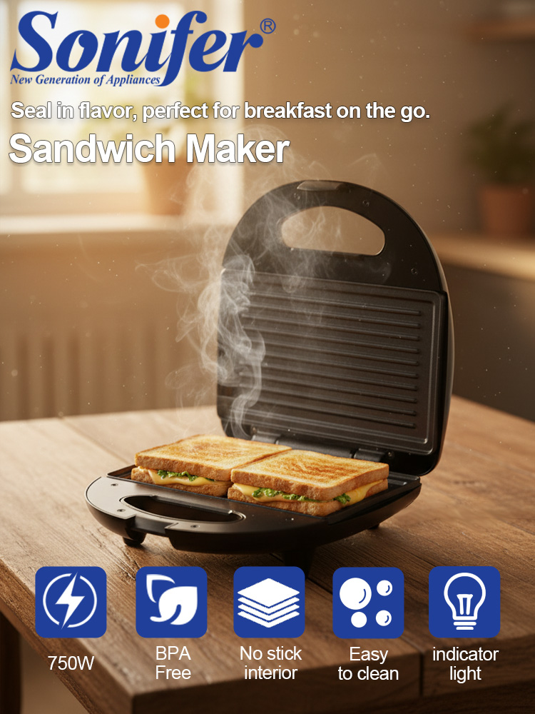 صانع الساندويتشات سونيفر SF-61 - مراجعة Breakfast Sandwich Press وسعره