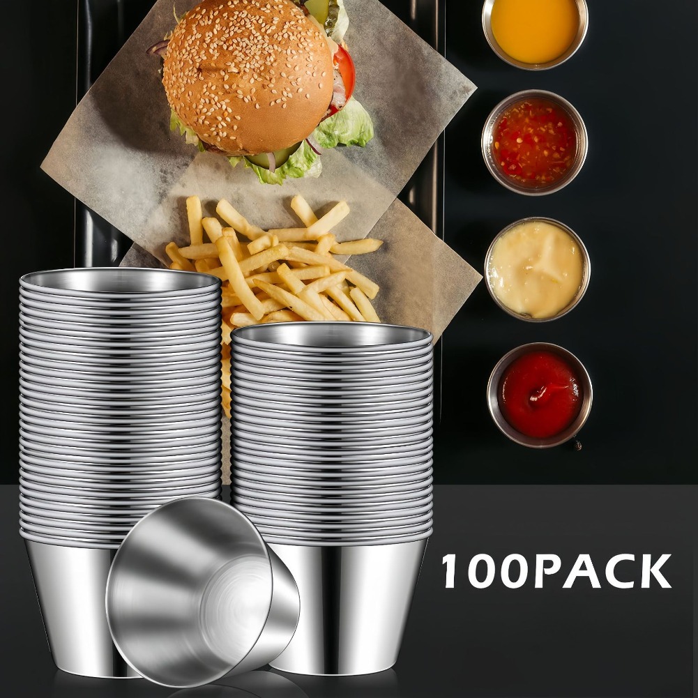 أكواب صلصة صغيرة من الفولاذ ال - مراجعة Sauce Dipping Cup وسعره