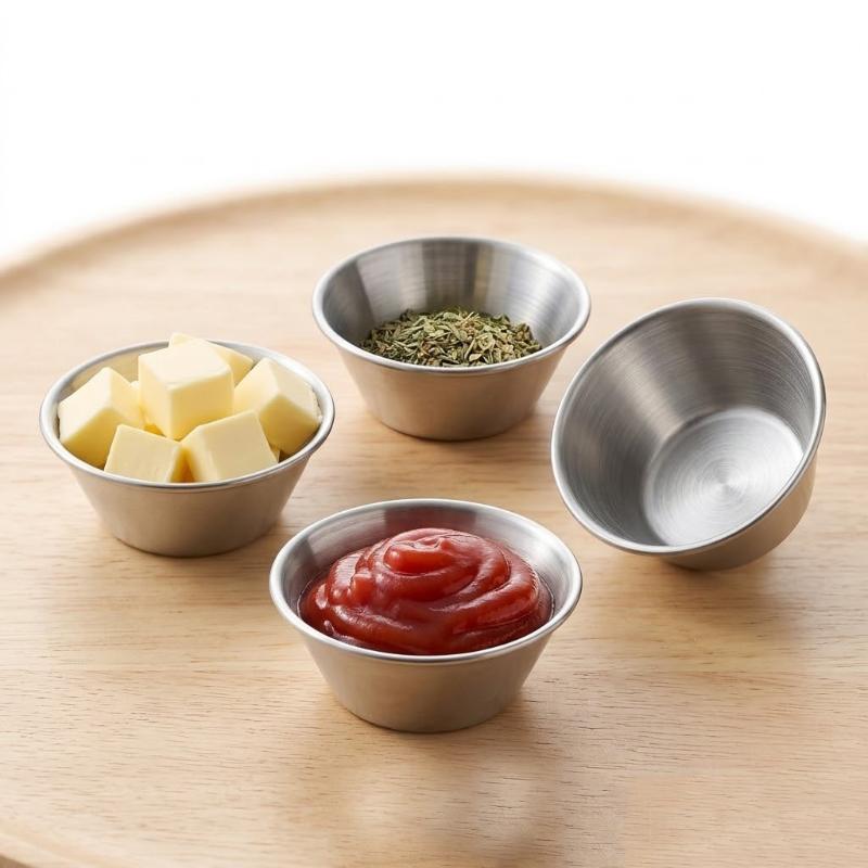 أكواب صغيرة مستديرة جديدة سعة  - مراجعة Sauce Dipping Cup وسعره