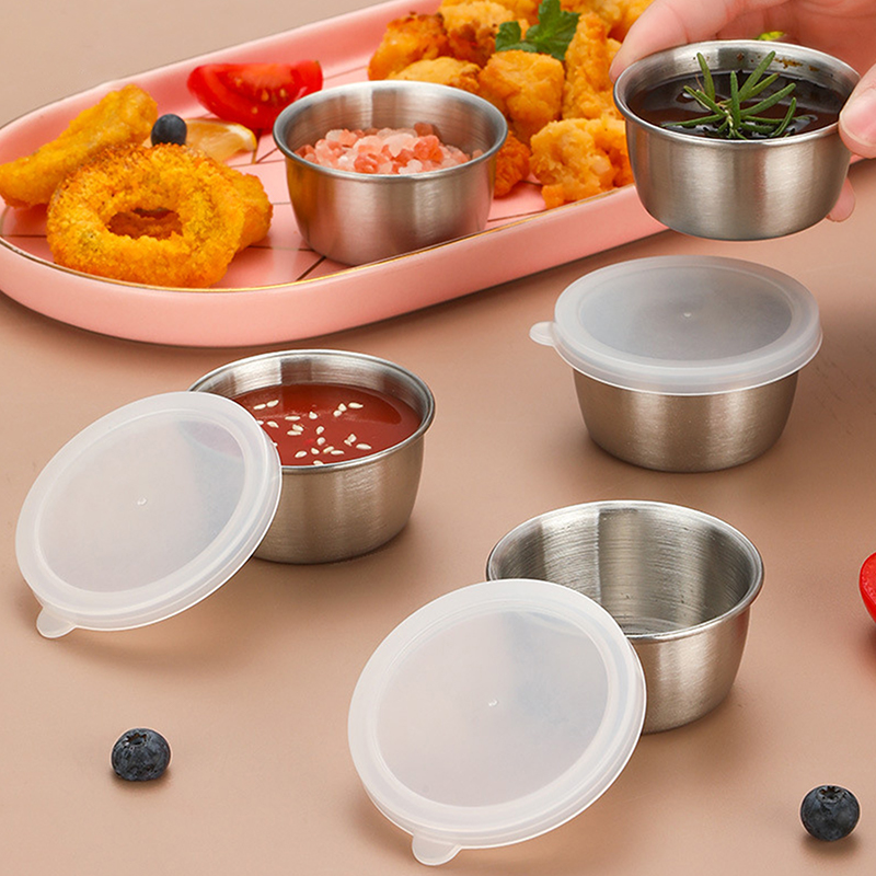 حاوية لخلع الملابس ، أطباق الص - مراجعة Sauce Dipping Cup وسعره