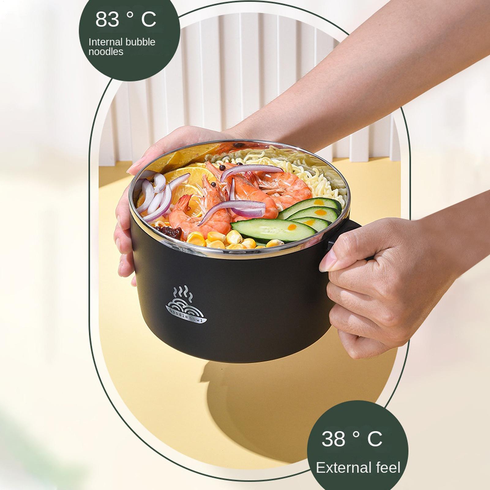 وعاء شوربة النودلز من الفولاذ  - مراجعة Meal Prep Noodles وسعره