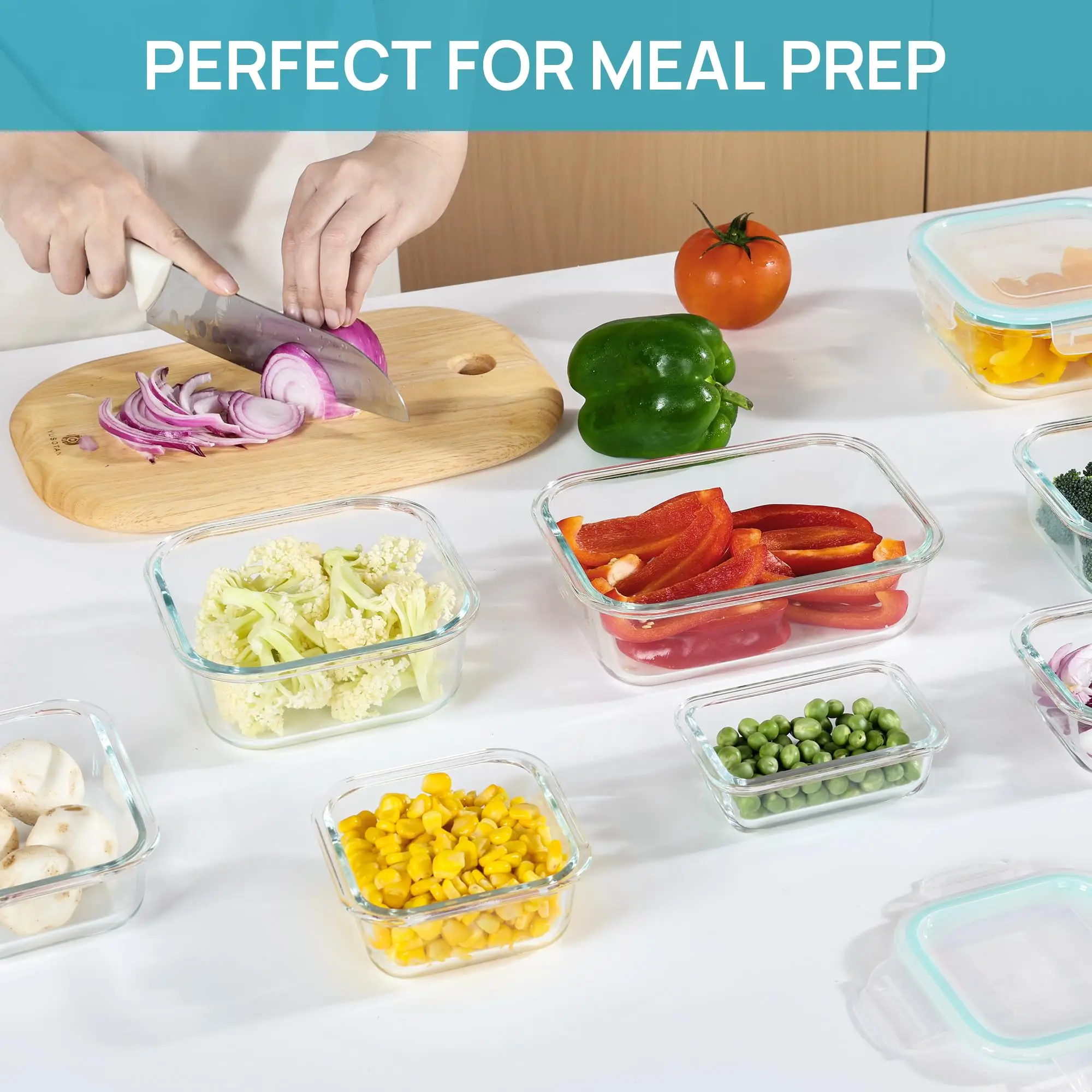 حاويات تخزين الطعام الزجاجية ل - مراجعة Meal Prep Lunch وسعره