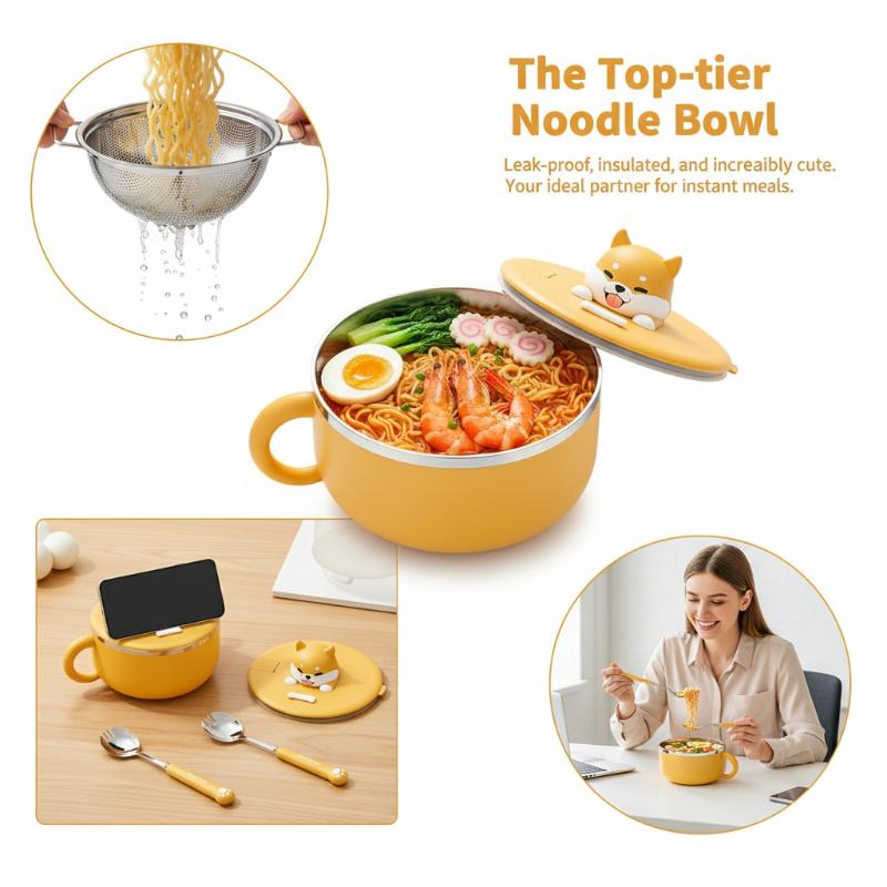 وعاء نودلز فوري من الفولاذ الم - مراجعة Meal Prep Noodles وسعره